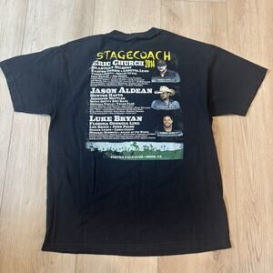 2014 Stagecoach Festival Tee Black Country Eric Church Jason Alden Luke Bryan
